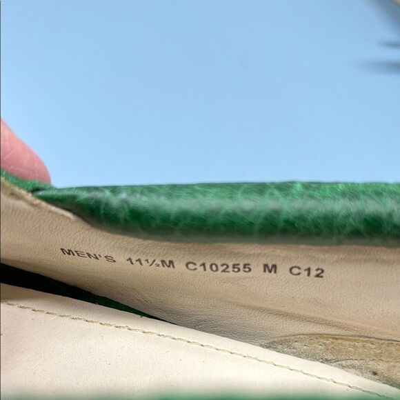 Cole Haan Hayden Tumbled Green Boat Shoes 11.5 - Picture 3 of 8